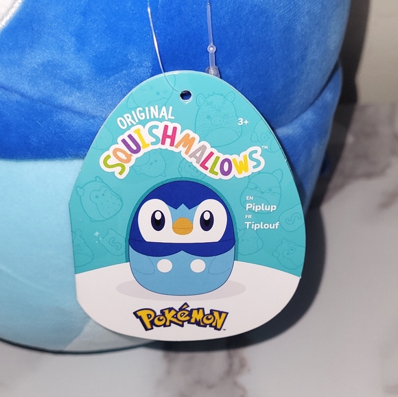 Original Squishmallows NWT 10in Pokemon Piplup The Penguin Plush Toy - Picture 4 of 8
